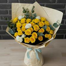 Букет цветов из:  Розы #REPLACE_PRED# Светлом Яре