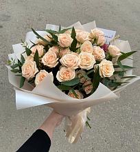 Букет Кремовые розы Латте в Светлом Яре