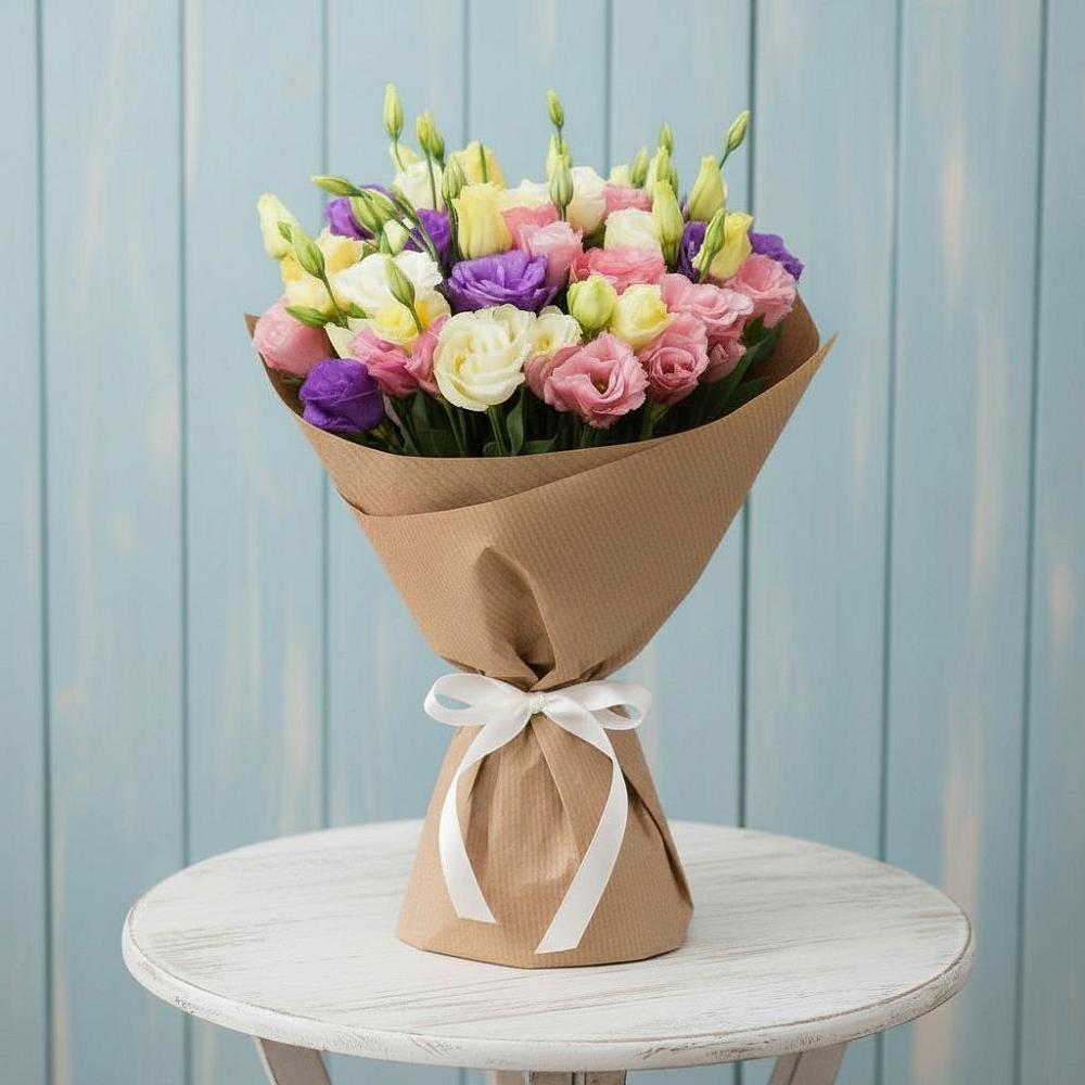 Букет цветов из: Лизиантусы в Светлом Яре