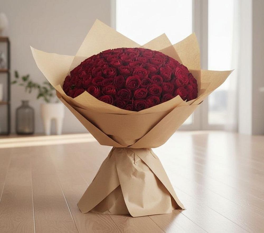 Букет 101 Красная роза в Светлом Яре