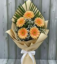 Букет цветов из:  Герберы #REPLACE_PRED# Светлом Яре