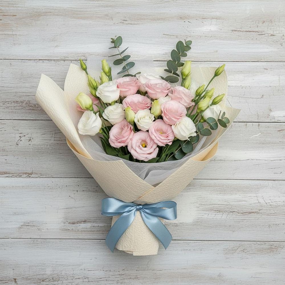 Букет цветов из: Лизиантусы в Светлом Яре